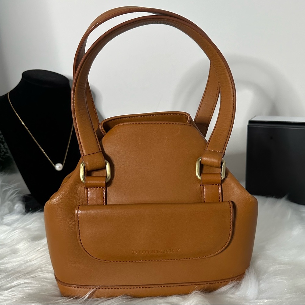 Authentic Burberry Small Leather Handbag